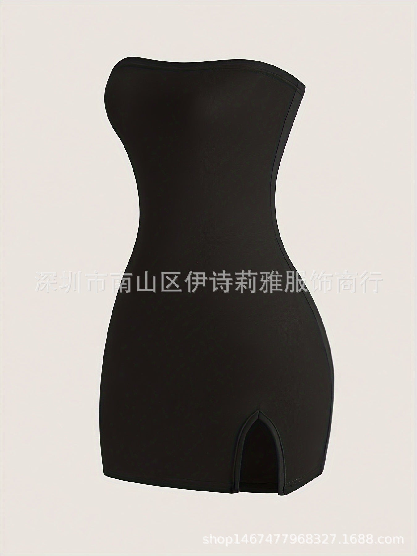 Sexy Tube Top Slim Fit Hip-hugging Short Dress